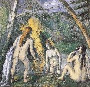 Paul Cezanne Three Bathers (mk35) oil painting reproduction